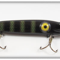 Vintage Legend Lures Black With Green Scale Uncatalogued 9" Surf Troll