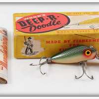 Vintage Wood Mfg Co. Chub Deep R Doodle Lure In Box