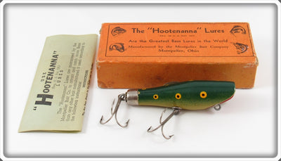 Vintage Montpelier Bait Co. Frog Hootenanna Lure In Box 