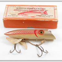 Martin Silver Scale Salmon Plug In Yellow Red Gill Box