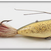 Vintage Heddon Silver Flitter Weedless Widow Lure