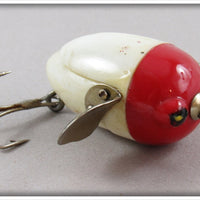 Vintage Jamison Red Head White Beetle Plop Lure