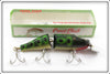 Vintage Creek Chub Frog Spot Jointed Striper Pikie Lure In Box 6819 W