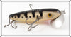 Arbogast Black & White Coachdog Wooden Musky Jitterbug Lure