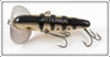 Arbogast Black & White Coachdog Wooden Musky Jitterbug