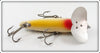 Arbogast Black & White Coachdog Wooden Musky Jitterbug