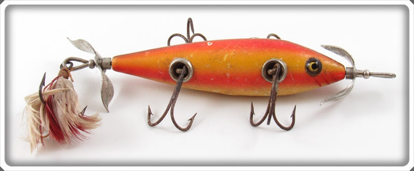 Vintage Heddon Rainbow 150 Dowagiac Minnow Lure 151 