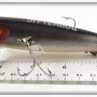 Arbogast Black & Silver Scale Wooden Musky Jitterbug