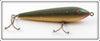 Vintage Heddon Green Scale Zaragossa Lure 6509D