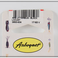 Arbogast Ebsco Black Locust Jitterbug On Card