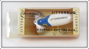 Arbogast Pradco Blue Head Jitterbug Lure In Box