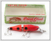 Creek Chub Orange Spotted Jointed Spinning Pikie Lure In Box 9430