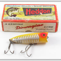 Heddon Yellow Shore Chugger Spook Lure In Box 9540 XRY