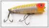 Heddon Yellow Shore Chugger Spook In Box 9540 XRY