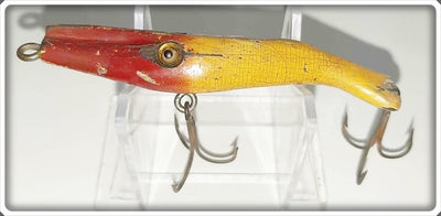 Vintage Nichols Red Head White Shrimp Lure