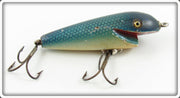 Vintage Pflueger Blue Scale Baby Surprise Minnow Lure