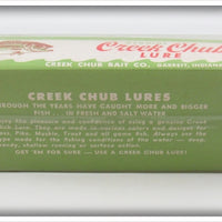 Creek Chub Mackerel Jointed Striper Pikie In Box 6820