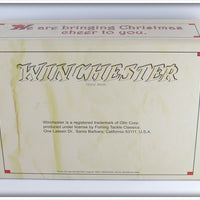 Winchester 2001 Christmas Winter Presentation Baits Minnow & Bucktail Minnow In Box