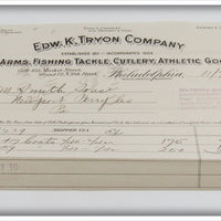 1917 Edw. K. Tryon Company Invoice