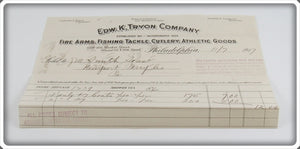 1917 Edw. K. Tryon Company Invoice