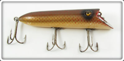 Vintage Heddon Red Scale Head On Basser Lure 8509H 