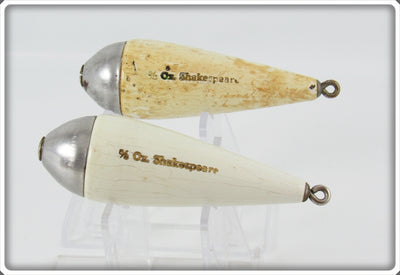 Vintage Shakespeare Casting Weight Pair