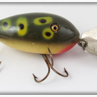 Vintage Creek Chub Frog Spot Flip Flap Lure 4419