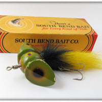 Vintage South Bend Frog Whirl Oreno Lure In Box 935 F