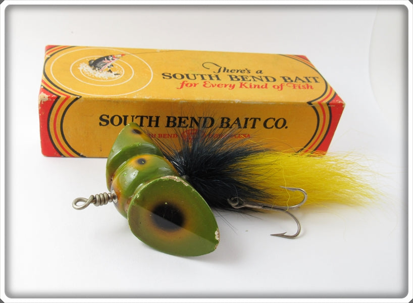 Vintage South Bend Frog Whirl Oreno Lure In Box 935 F