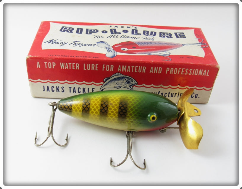 Vintage Jack's Tackle Perch Rip L Lure In Box
