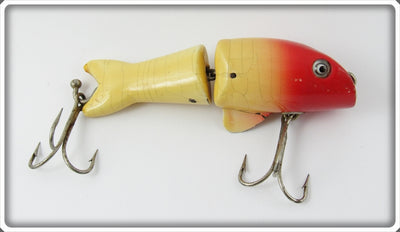 Vintage Shakespeare Red Head White Strike It Lure 6666 RH