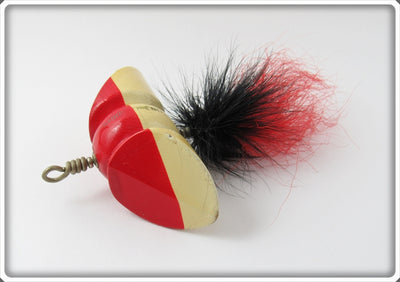 Vintage South Bend Red Head White Whirl Oreno Lure 935 RH