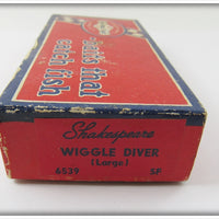 Shakespeare Silver Flitter Large Wiggle Diver In Correct Box