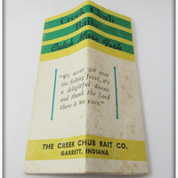 Creek Chub Blue Flash Salt Surfster In Box