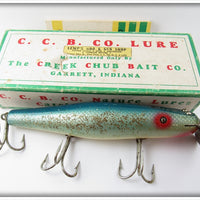 Vintage Creek Chub Blue Flash Salt Surfster Lure In Box 7434