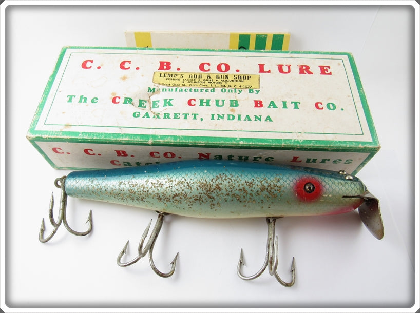 Vintage Creek Chub Blue Flash Salt Surfster Lure In Box 7434
