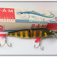 Vintage Dam Jointed Spinner Wobbler Lure In Box