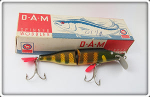 Vintage Dam Jointed Spinner Wobbler Lure In Box