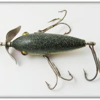 South Bend Green Cracked Back Midget Underwater Minnow