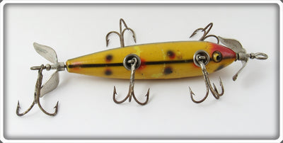 South Bend Yellow Hex Five Hook Underwater Minnow Lure 906 Y