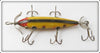 South Bend Yellow Hex Five Hook Underwater Minnow 906 Y