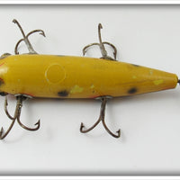 South Bend Yellow Hex Five Hook Underwater Minnow 906 Y