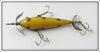 South Bend Yellow Hex Three Hook Underwater Minnow