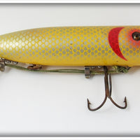 Vintage Heddon Yellow Scale King Basser Lure 8549 YS