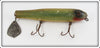 Bernie Meyers Green & Gold Scale Striper Flaptail Lure 