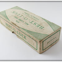 South Bend Best O Luck Red Head Aluminum Panatella Wobbler In Box