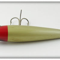 South Bend Best O Luck Red Head Aluminum Panatella Wobbler In Box