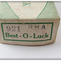 South Bend Best O Luck Red Head Aluminum Panatella Wobbler In Box