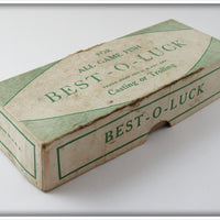 South Bend Best O Luck Red Head Aluminum Panatella Wobbler In Box