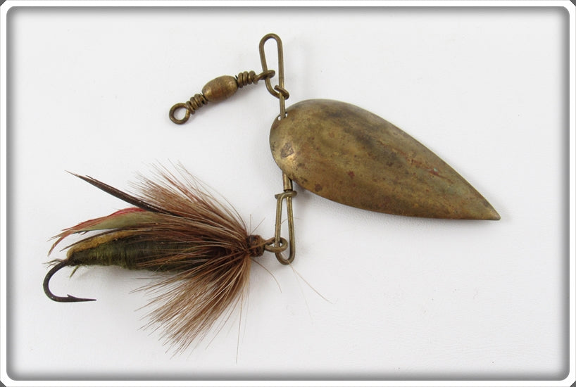 Shakespeare Interchangeable Fly With Brass Adirondack Spinner